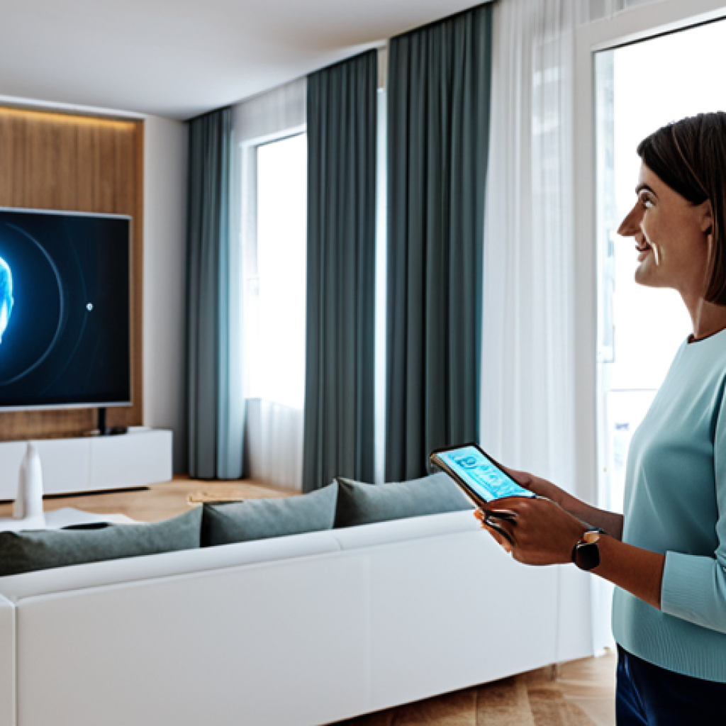 음성 인터페이스 설계의 진화 과정 - Personalized Virtual Assistant**
"A woman in her home, casually but modestly dressed, interacting w...