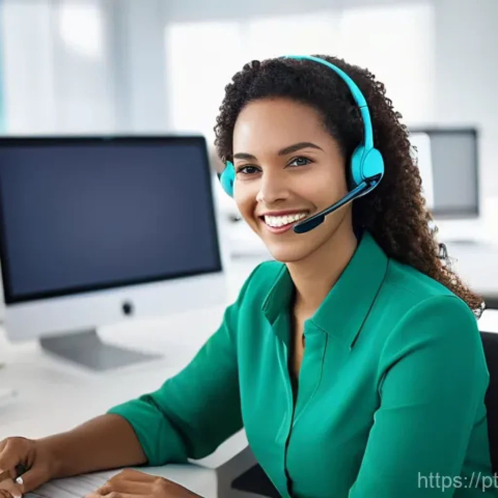 음성 데이터 분석을 통한 개선 사례 - **Prompt:** "A diverse, friendly female customer service agent, in her late 20s, with a warm smile, ...