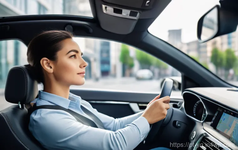 음성 인터페이스 기반 애플리케이션 성공 사례 - A serene and focused scene in a bright, minimalist home office. A professional adult (male or female...